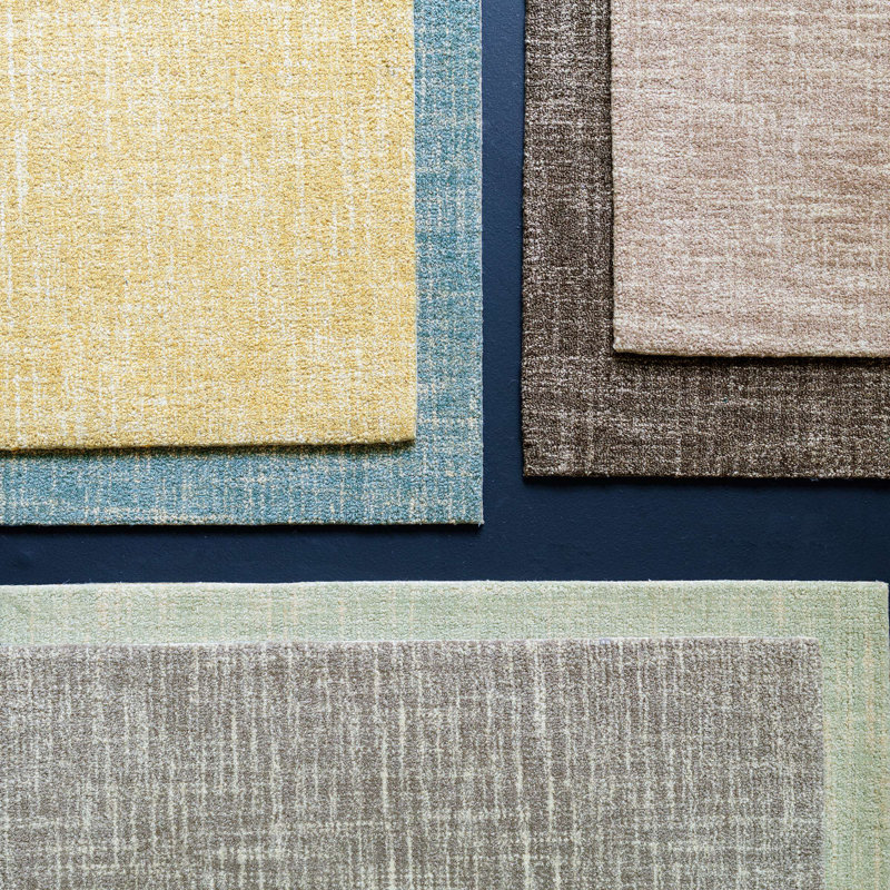 Dash and Albert Rugs Crosshatch Wool Gold Rug & Reviews Wayfair